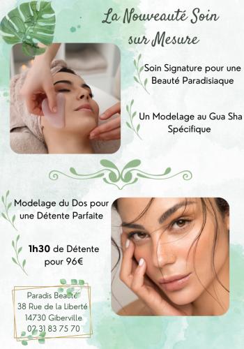 Nouveau Soin Signature - Paradis Beauté - Soins du corps à Giberville Nouveau Soin Signature - Paradis Beauté - Soins du corps à Giberville